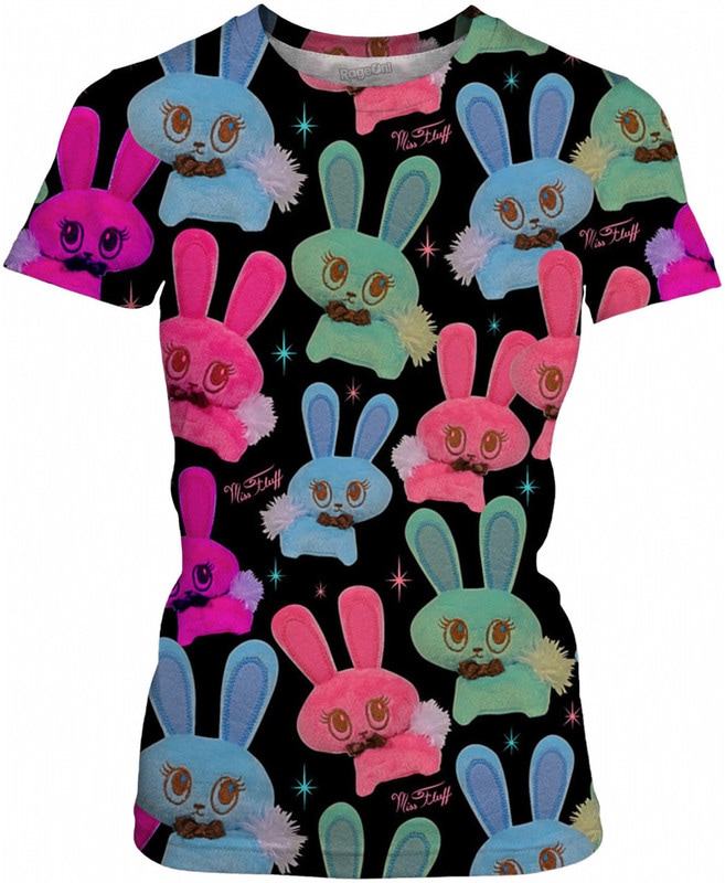 cute plush bunnies tee shirt