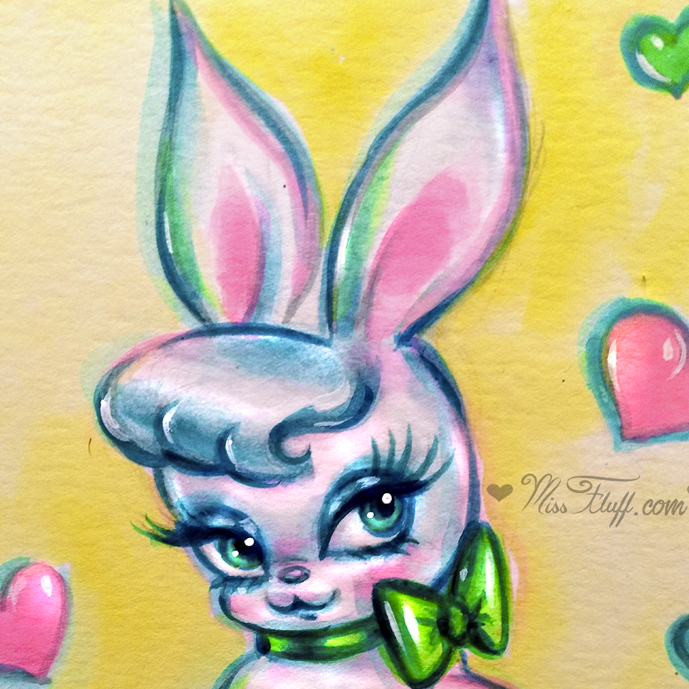 vintage inspired bunny