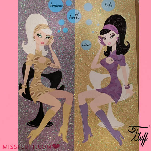 midcentury mod fashion girls by Miss Fluff