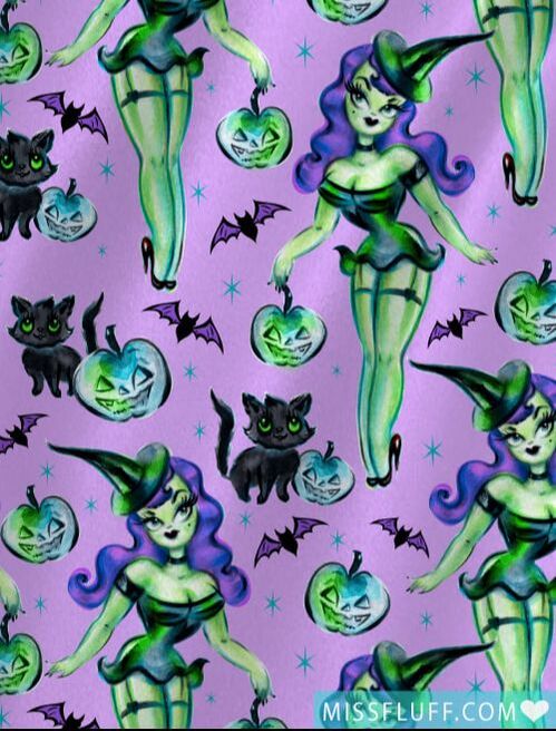 spooky hallowen wallpaper by Miss Fluff